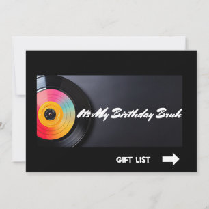 Convites É meu aniversário Bruh