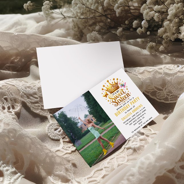 Convites é meu doce dezesseis e dezesseis anos (Criador carregado)