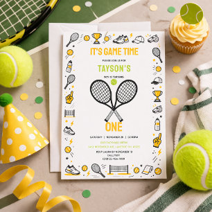 Convites É o Aniversário de 1 ano do Game Time Tennis – Cri