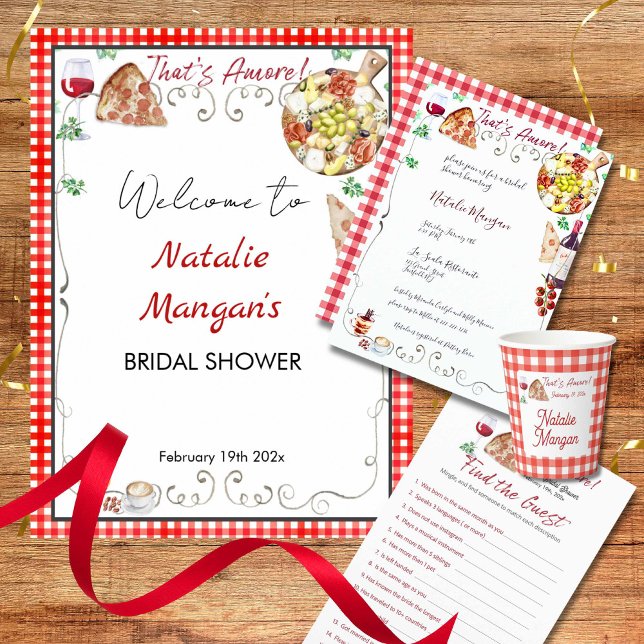 Convites É o Chá de panela 1 (Fun Italian style Bridal Shower)