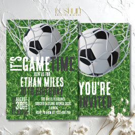 Convites É o jogo de futebol jogando futebol hoje à noite