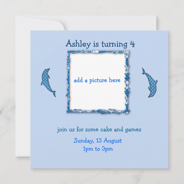 Convites É o meu aniversário (Frente)