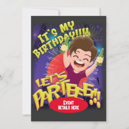 Convites É o meu aniversário - Parceiro Vamos!