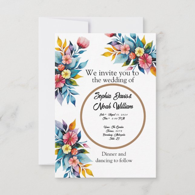 convites e papéis de carta (Frente)