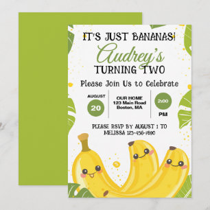 Convites É Só Bananas Aniversário de Qualquer Idade