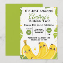 É só bananas qualquer Festa de aniversário de idad