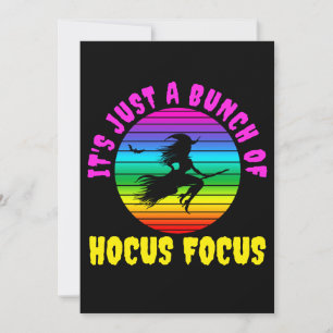 Convites É só uma bruxa Colorida de Hocus Pocus