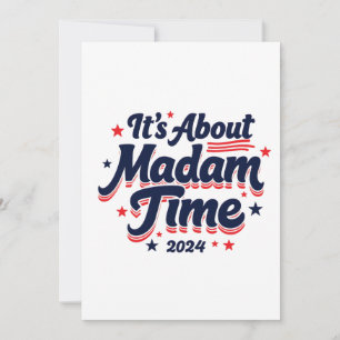Convites É sobre Madame Time Kamala Harris Ekection