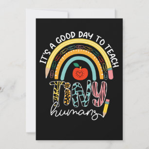 Convites É Um Bom Dia Ensinar Humanos Pequenos, Não 2/2