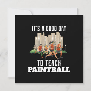 Convites É Um Bom Dia Para Ensinar Paintball