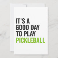 É um Bom Dia Para Jogar Esporte de Dinks de Pickle