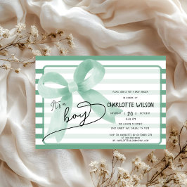 Convites É um Chá de fraldas de Arco de Menina Bonita