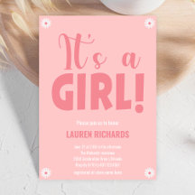 É um Chá de fraldas de Flores Rosa e Bonito