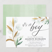 É um chá de fraldas de ouro moderno.