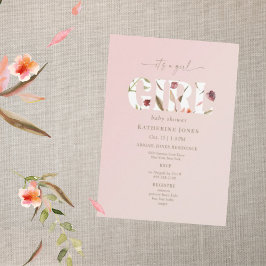 Convites É um Chá de fraldas de queda de uma garota