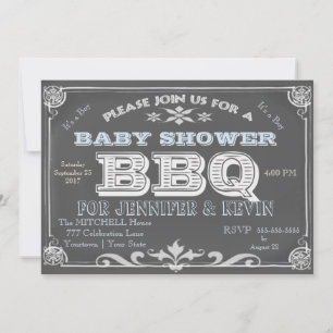 Convites É um garoto - Bar Chá de fraldas B Que