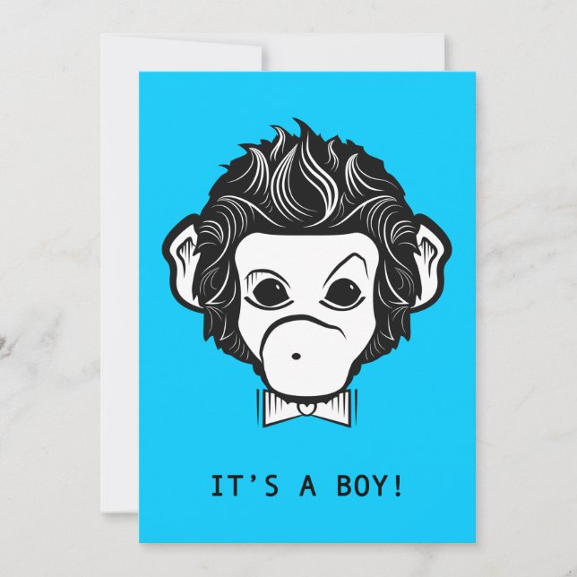 Convites é um menino, senhor macaco (Frente)