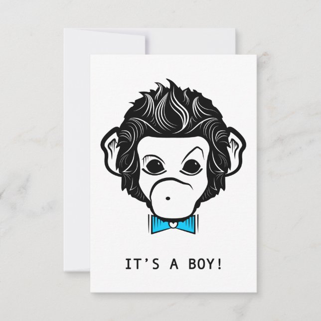 Convites é um menino, senhor macaco (Frente)