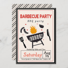 Convites É um Partido Barbecue