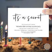 É um segredo, Festa de aniversário surpresa