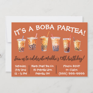 Convites É uma Boba Partea! Festa de aniversário infantil