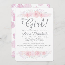 Convites é uma botânica floral simples chá de fraldas