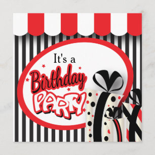 Convites É uma Festa de aniversário Aniversário de 80