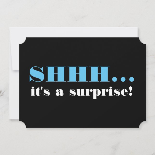 Convites É uma Festa de aniversário surpresa (Frente)