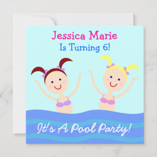 Convites É uma festa na piscina!