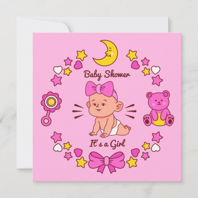 Convites É uma garota (Frente)