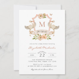 Convites É uma garota! Chá de Bebê