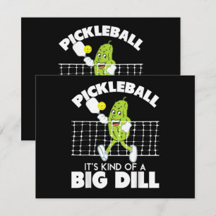 Convites É uma Grande Coisa - Remo de Pickleball Engraçado