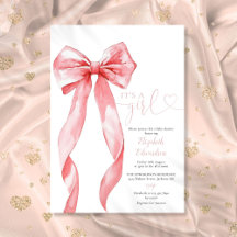É Uma Menina Chuveiro de Bebê Arco Rosa Elegante