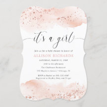 É uma menina rosa de aquarela dourada, bebezinho r