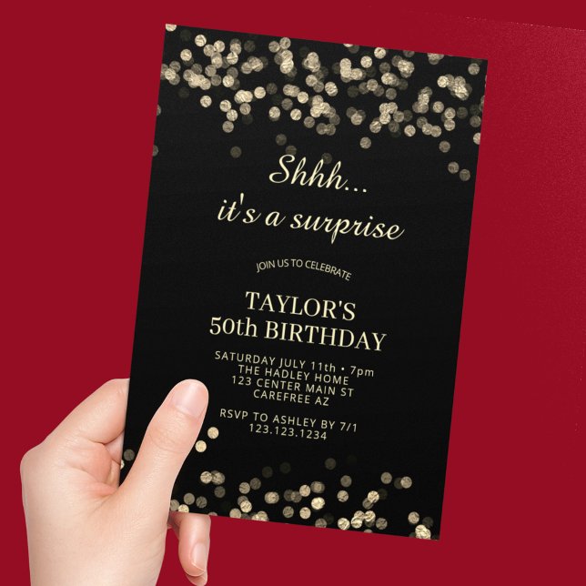 Convites É uma surpresa 50º aniversário (Criador carregado)