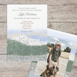 Convites Eagle Scout, Court of Honor, Mt. Rainier