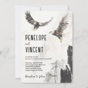 Convites Eagles Voo 2, aquarela