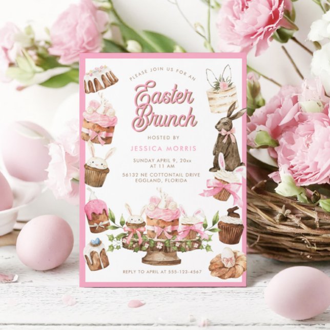 Convites Easter Brunch Invitation (Criador carregado)