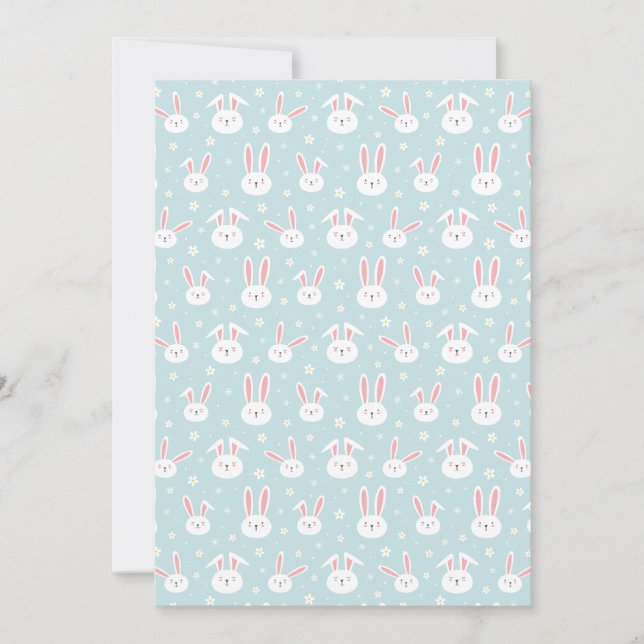 Convites Easter Bunny Invitation Card (Frente)