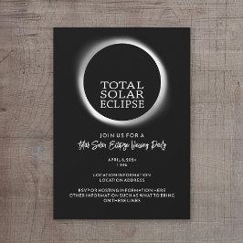 Convites Eclipse Solar Total - 2024 ou data personalizada