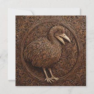 Convites "Ecos da Extinção: Arte de Madeira Dodo"