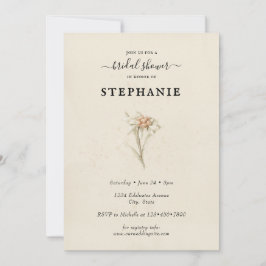 Convites Edelweiss Floral Chá de panela