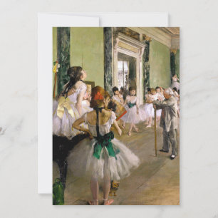 Convites Edgar Degas A Aula de Dança