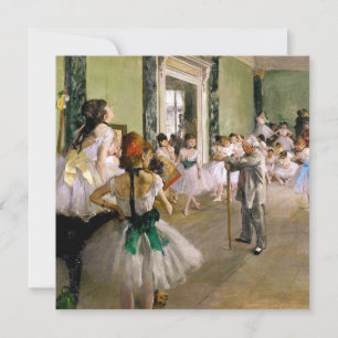 Convites Edgar Degas A Aula de Dança
