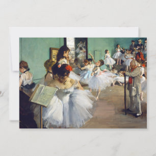 Convites Edgar Degas - A Aula de Dança