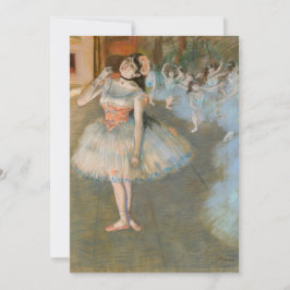 Convites Edgar Degas - A Estrela
