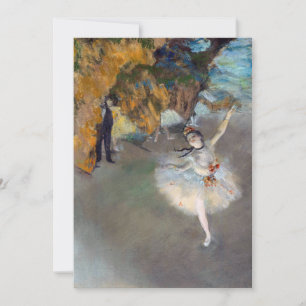 Convites Edgar Degas - A Estrela / Dançarina no Palco