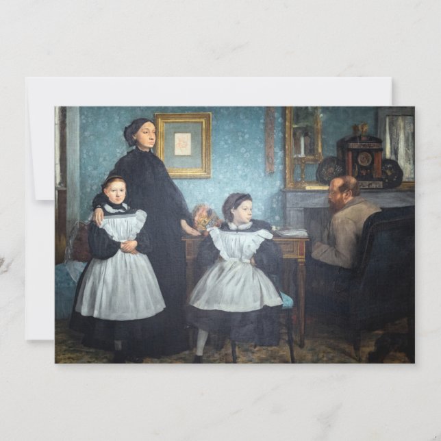 Convites Edgar Degas - A Família Bellelli (Frente)