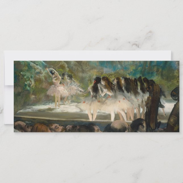 Convites Edgar Degas - Balé na Ópera de Paris (Frente)