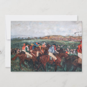 Convites Edgar Degas - Corrida de Cavalheiros